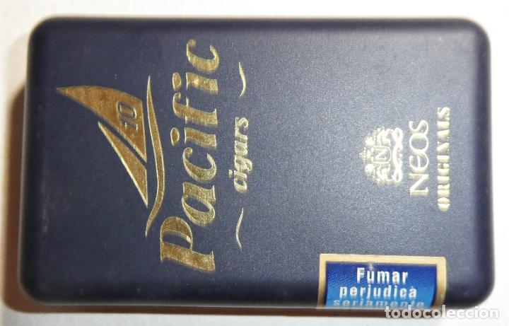 Paquetes de tabaco: CAJA DE CIGARRILLOS PACIFIC CIGARS DE PLASTICO - Foto 1