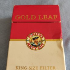 Paquetes de tabaco: ANTIGUO ENVOLTORIO PAQUETE DE TABACO GOLD LEAF ORIGINAL