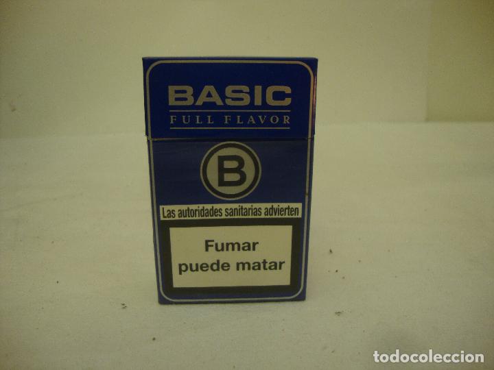 Paquetes de tabaco: PAQUETE TABACO VACIO BASIC VER FOTO POSTERIOR - Foto 1