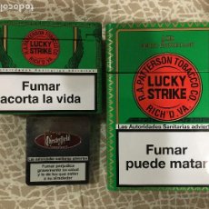 Paquetes de tabaco: CAJITAS METÁLICAS DE TABACOS LUCKY STRIKE