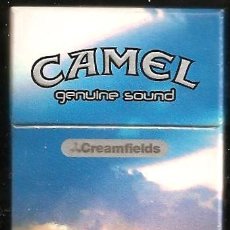 Paquetes de tabaco: CAMEL: CREAMFIELDS 2006 SERIES, ARGENTINA 2008. 15 CIGARRILLOS. VACÍA, BUEN ESTADO - CLC