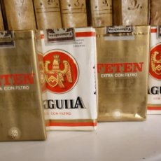 Paquetes de tabaco: 4 PAQUETES DE TABACO, 2 DE AGUILA Y 2 DE FETEN