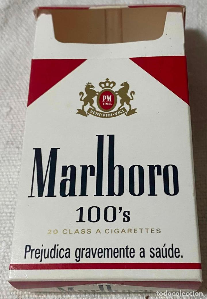 vintage marlboro 100's cigarette cigarettes cig - Buy Antique and collectible  cigarette packs on todocoleccion