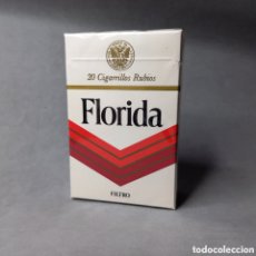 Paquetes de tabaco: PAQUETE CIGARRILLOS RUBIOS CON FILTRO FLORIDA, TABACALERA SA