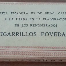 Paquetes de tabaco: PAQUETE DE PICADURA PARA CIGARRILLOS RICARDO POVEDANO, SIN ABRIR