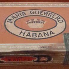 Paquetes de tabaco: CAJA DE PUROS MARÍA GUERRERO, SIN ABRIR
