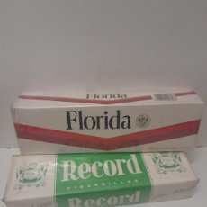 Paquetes de tabaco: DOS CARTONES DE TABACO PRECINTADOS FLORIDA Y RECORD