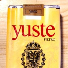 Paquetes de tabaco: PAQUETE DE TABACO YUSTE LLENO Y CERRADO (SIN PLÁSTICO) AÑOS 70