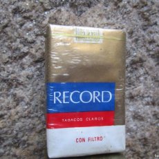 Paquetes de tabaco: CAJETILLA PAQUETE TABACO CIGARRILLOS SIN ABRIR ' RECORD ' MEXICO, CAJA BLANDA. - 70,S + INFO