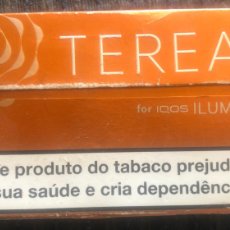 Paquetes de tabaco: CIGARRILLOS DE TABACO PARA CALENTAR TEREA. PARA SISTEMA IQOS ILUMA. FALTAN 4. COMPRADO EN PORTUGAL.