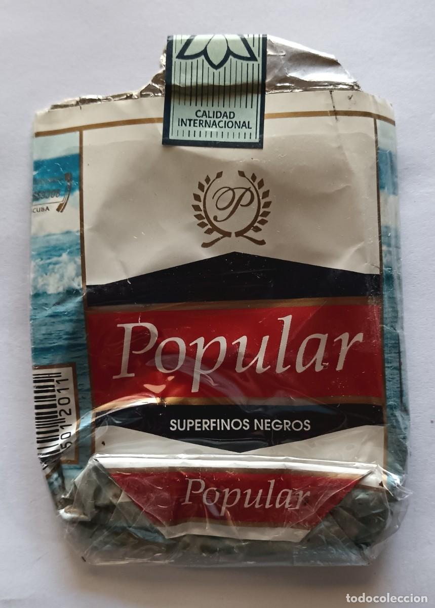 Paquetes de tabaco: Paquete Tabaco Popular-Cuba-vacio-2005 - Foto 1