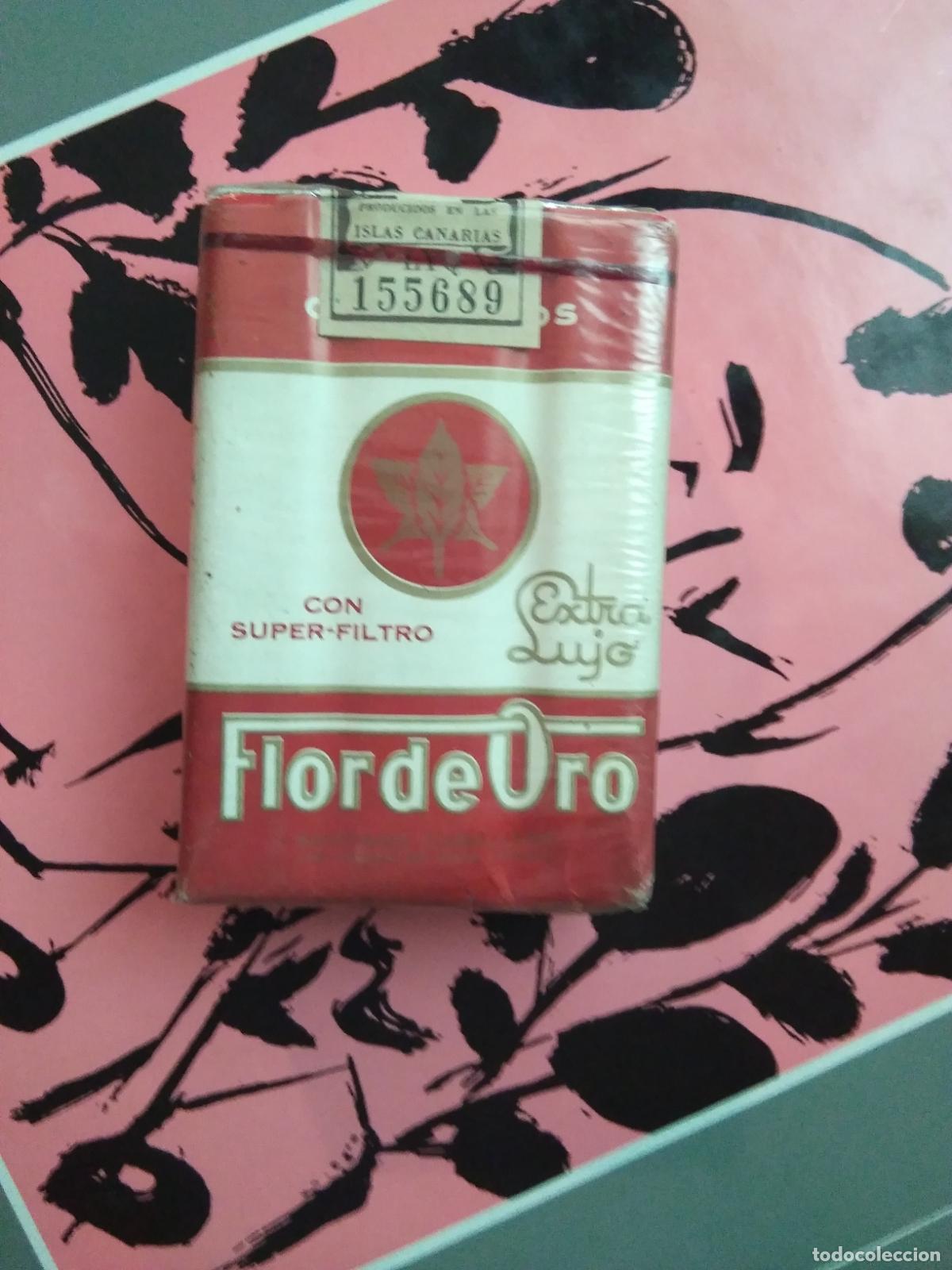Paquetes de tabaco: PAQUETE TABACO FLOR DE ORO EXTRA LUJO - Foto 1