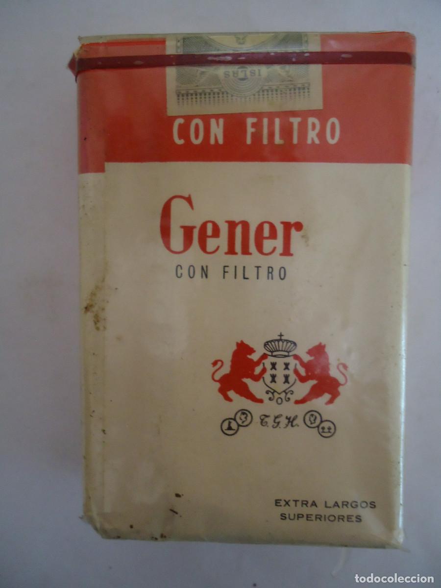 Paquetes de tabaco: PAQUETE DE CIGARRILLOS EXTRALARGOS MARCA GENER. - Foto 2