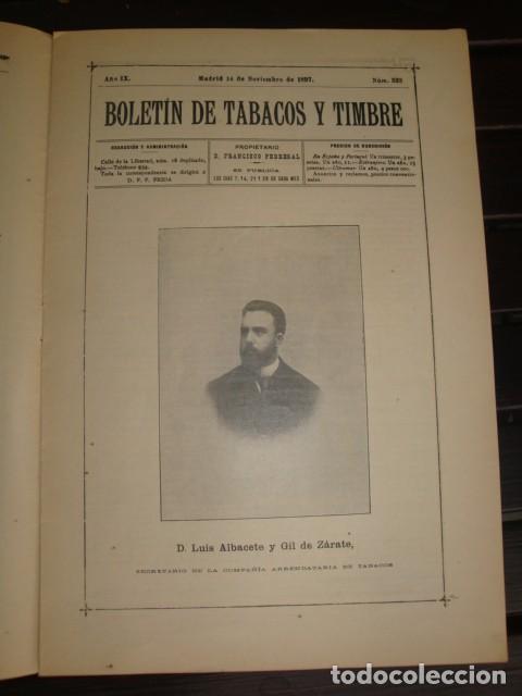 Paquetes de tabaco: BOLETIN TABACOS Y TIMBRES 1.897 - Foto 3