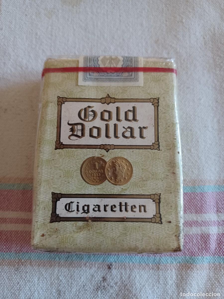 Paquetes de tabaco: Paquete tabaco antiguo gold dollar - Foto 1