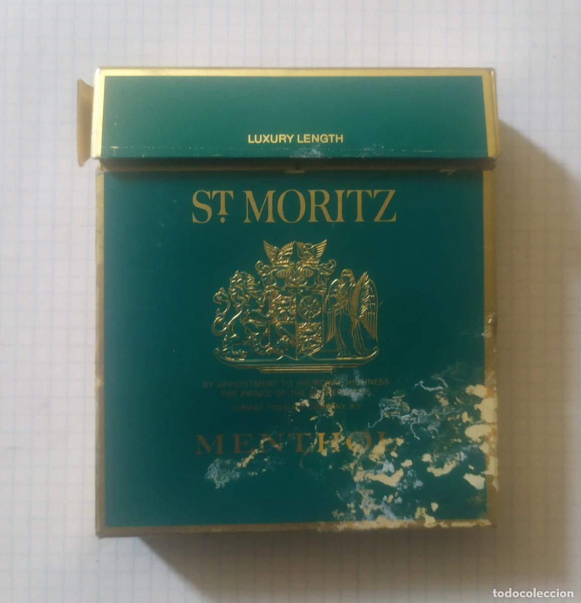 st moritz menthol cigarettes paquete de tabaco, st moritz, menthol