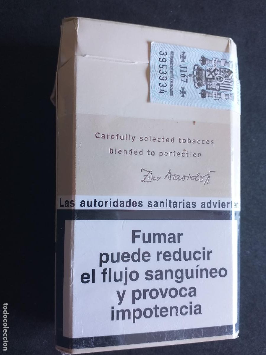 Paquetes de tabaco: TABACO-T-CAJETILLA VACIA-DAVIDOFF. - Foto 2