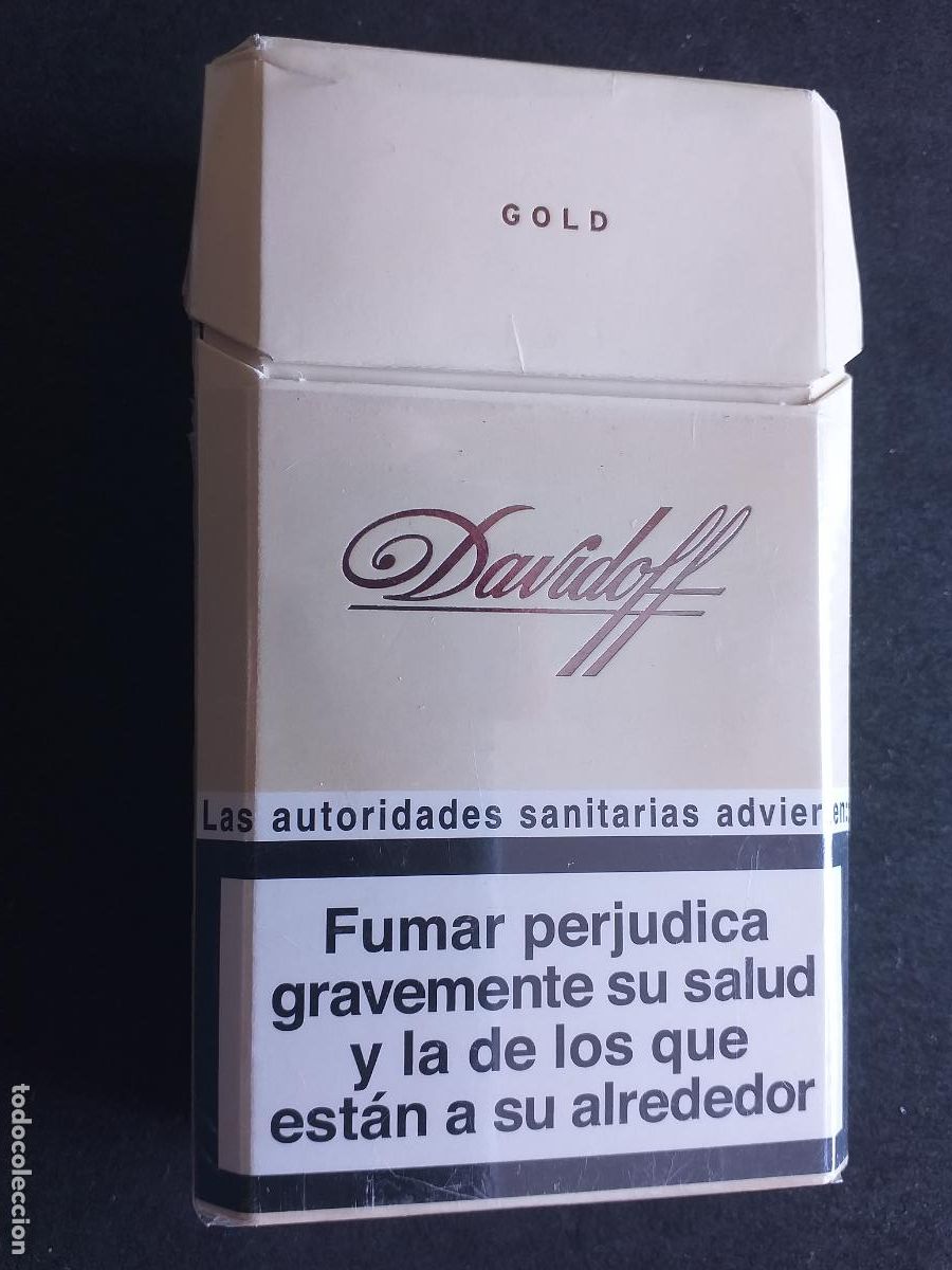 Paquetes de tabaco: TABACO-T-CAJETILLA VACIA-DAVIDOFF. - Foto 1