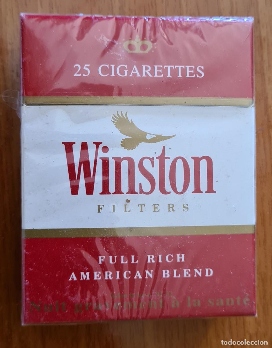 tabaco - paquete winston 25 cigarrillos duro (p