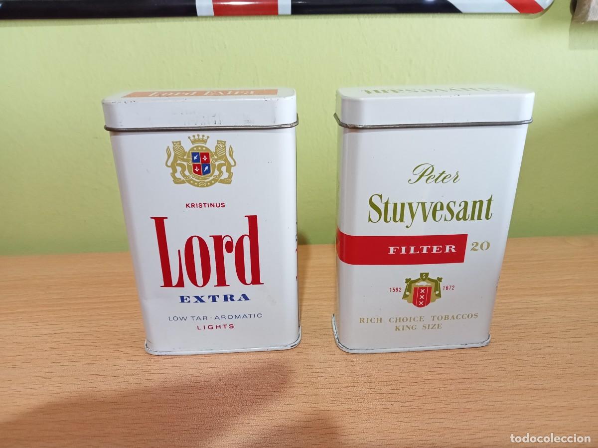 Paquetes de tabaco: 2 Cajas de laton para cigarrillos. - Foto 1
