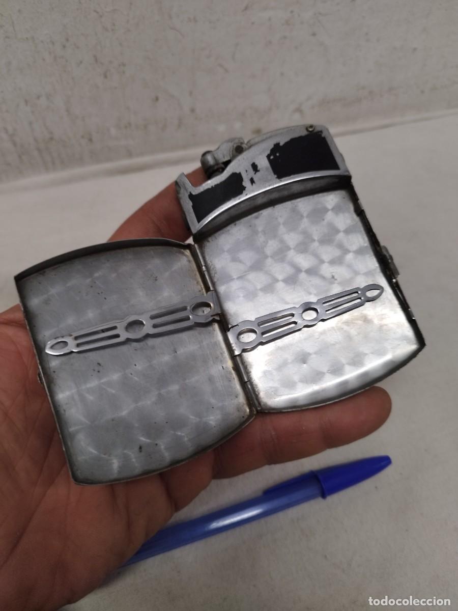 Paquetes de tabaco: Antigua pitillera para cigarros, con mechero. - Foto 9