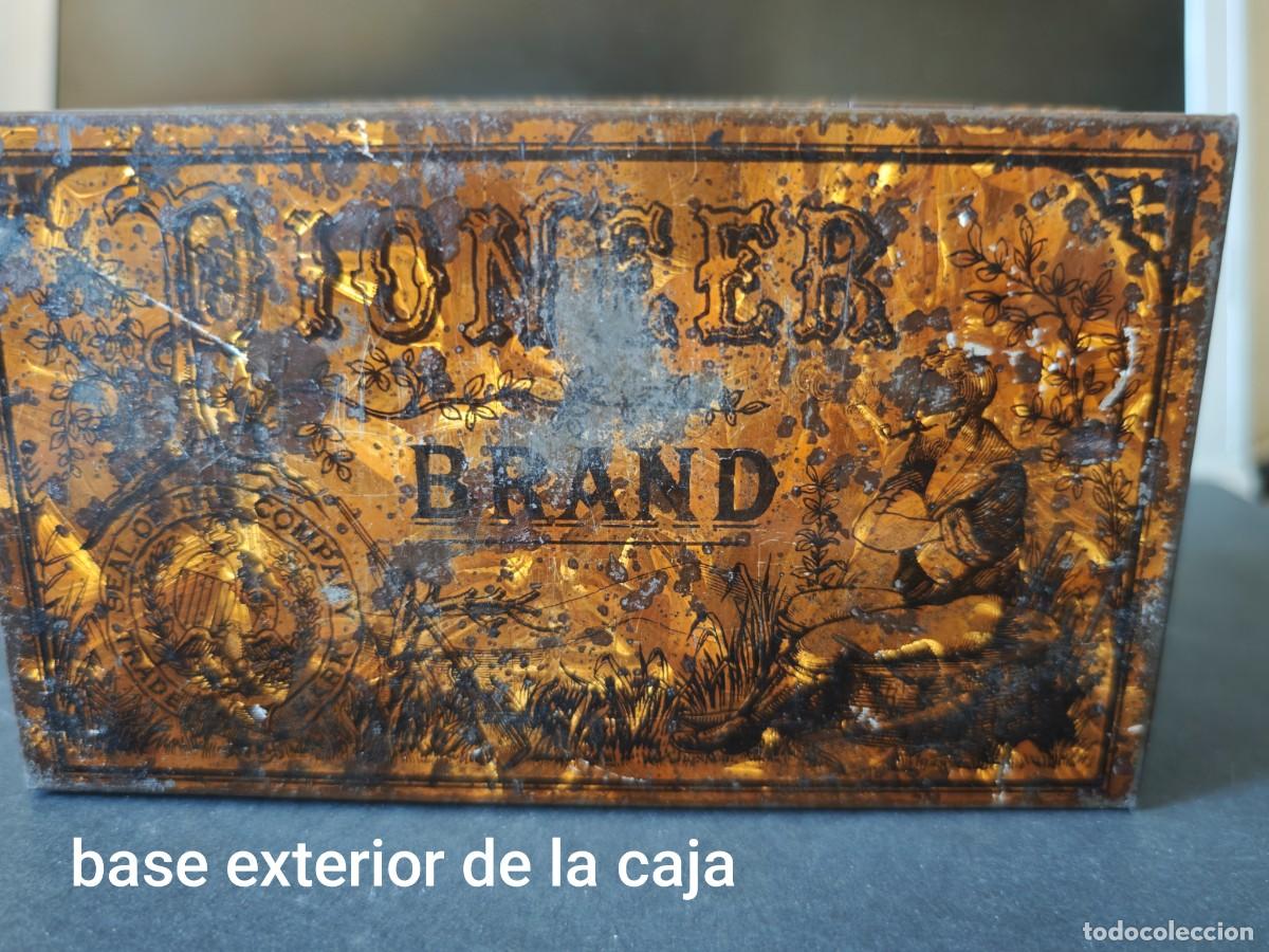 Paquetes de tabaco: TABACO -ANTIGUA CAJA METALICA PARA TABACO DE PIPA