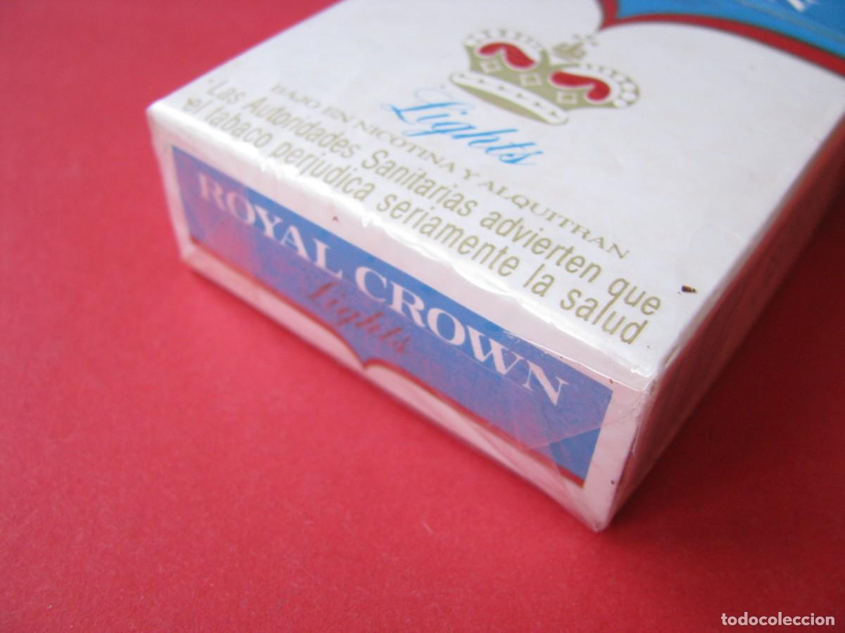 Paquetes de tabaco: PAQUETE TABACO ROYAL CROWN LIGHT. SIN ABRIR. - Foto 3