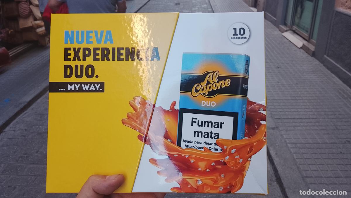 Paquetes de tabaco: Expositor de tabaco al Capone d&uacute;o cart&oacute;n estanco - Foto 1