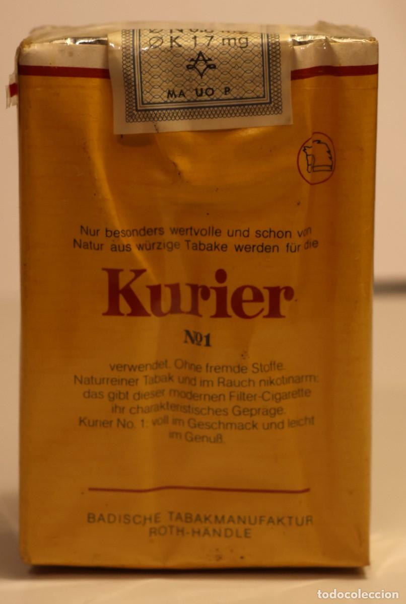 Paquetes de tabaco: Antigup paquete de tabaco Kurier. - Foto 2