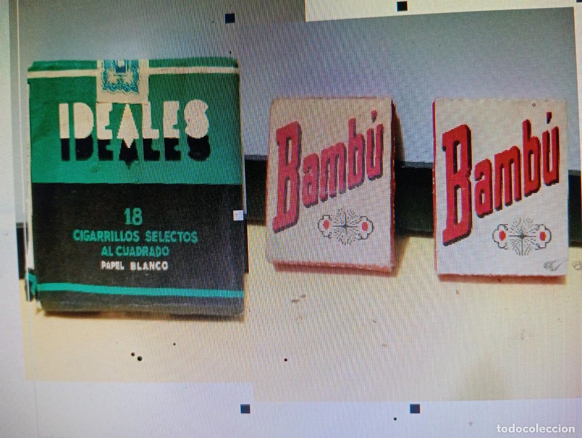 Paquetes de tabaco: Antiguo paquete de tabaco y papel de fumar - Foto 1