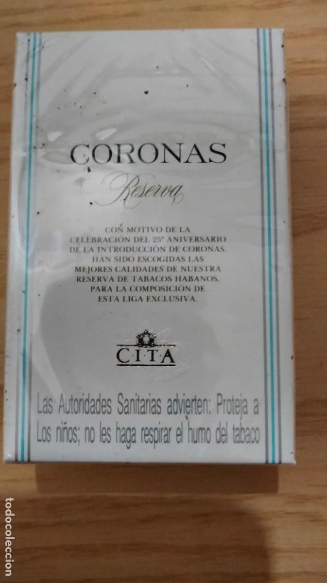 Paquetes de tabaco: cajetilla de tabaco coronas reserva - Foto 4