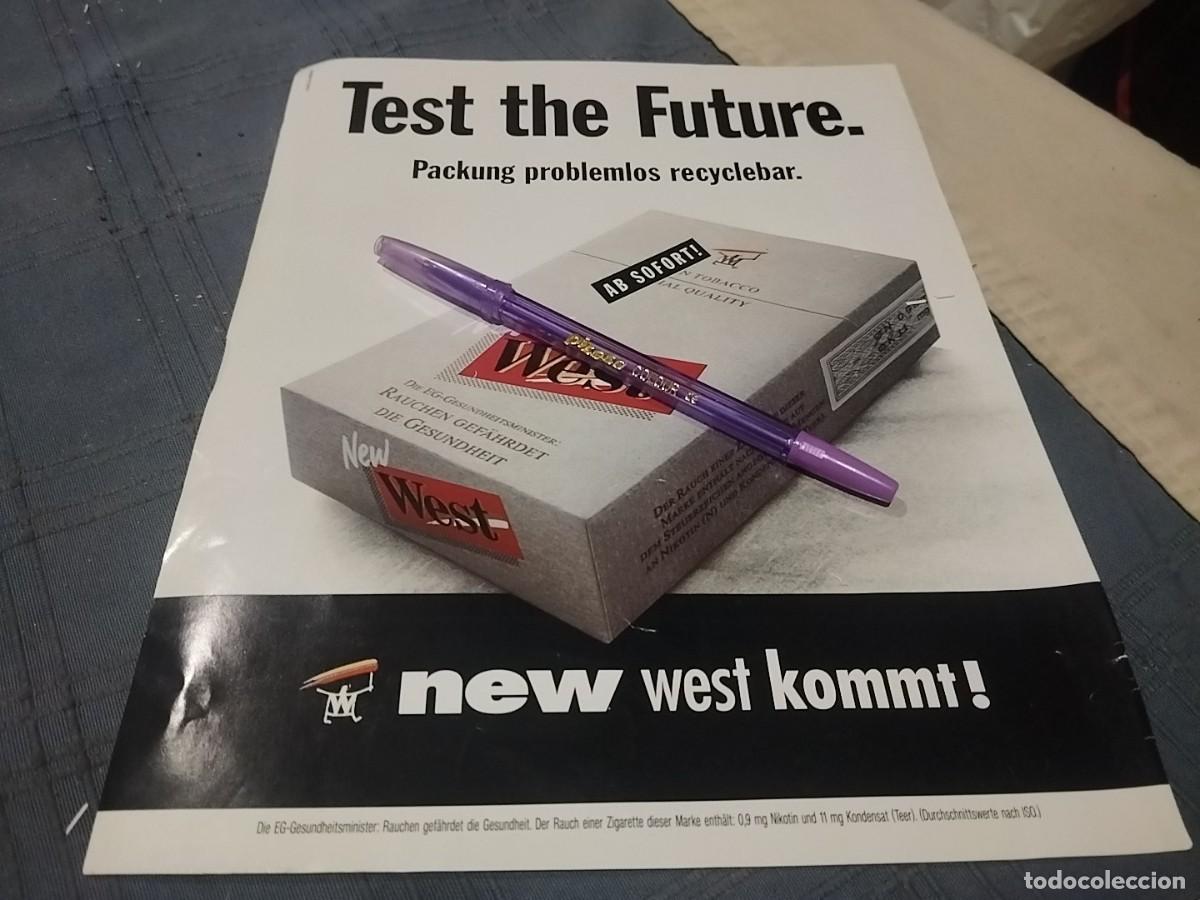 Paquetes de tabaco: TABACO WEST ANUNCIO PUBLICIDAD EN ALEM&Aacute;N - Foto 1