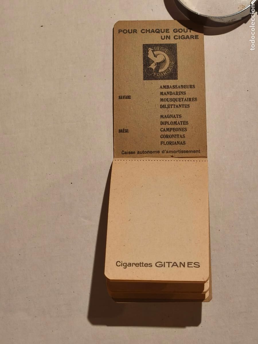 Paquetes de tabaco: GITANES LIBRETA DE PUBLICIDAD FRANCESA - Foto 3