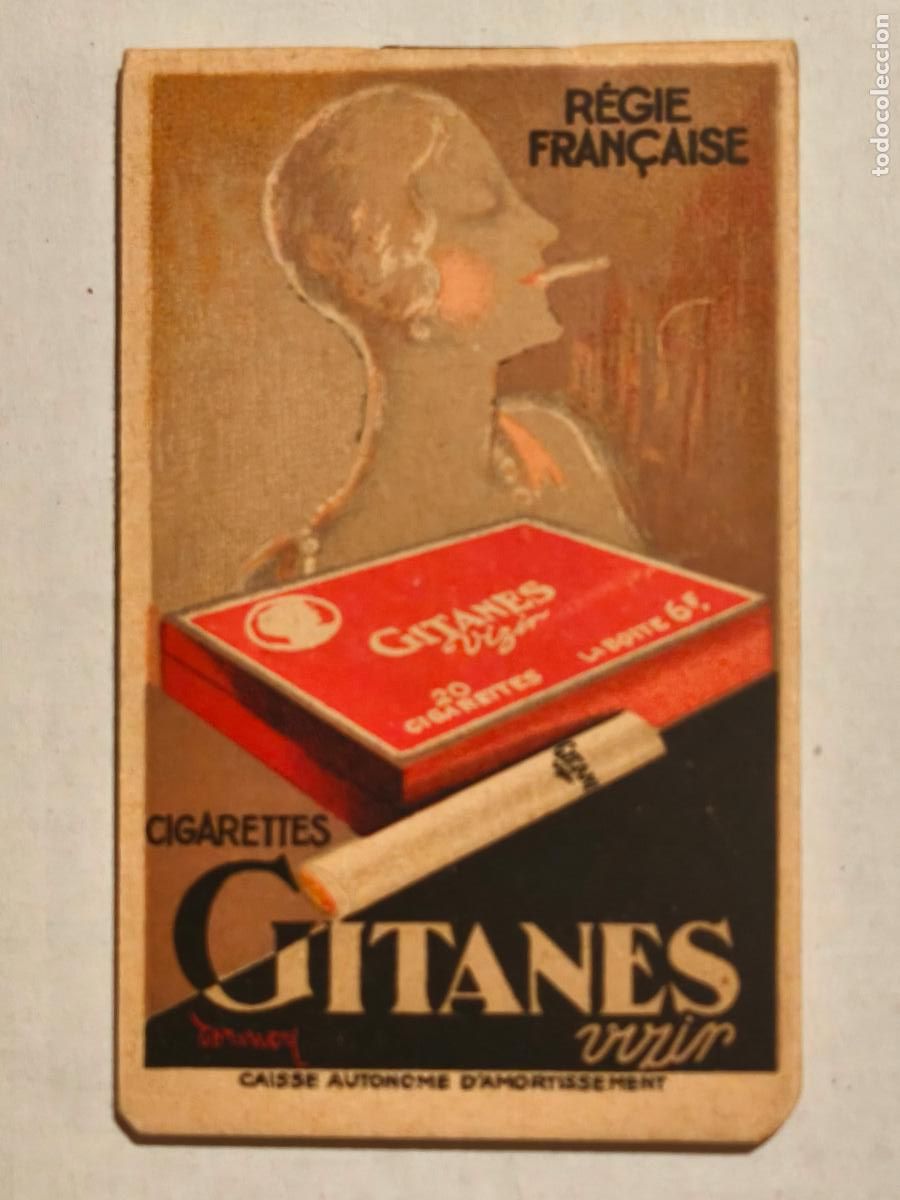 Paquetes de tabaco: GITANES LIBRETA DE PUBLICIDAD FRANCESA - Foto 1