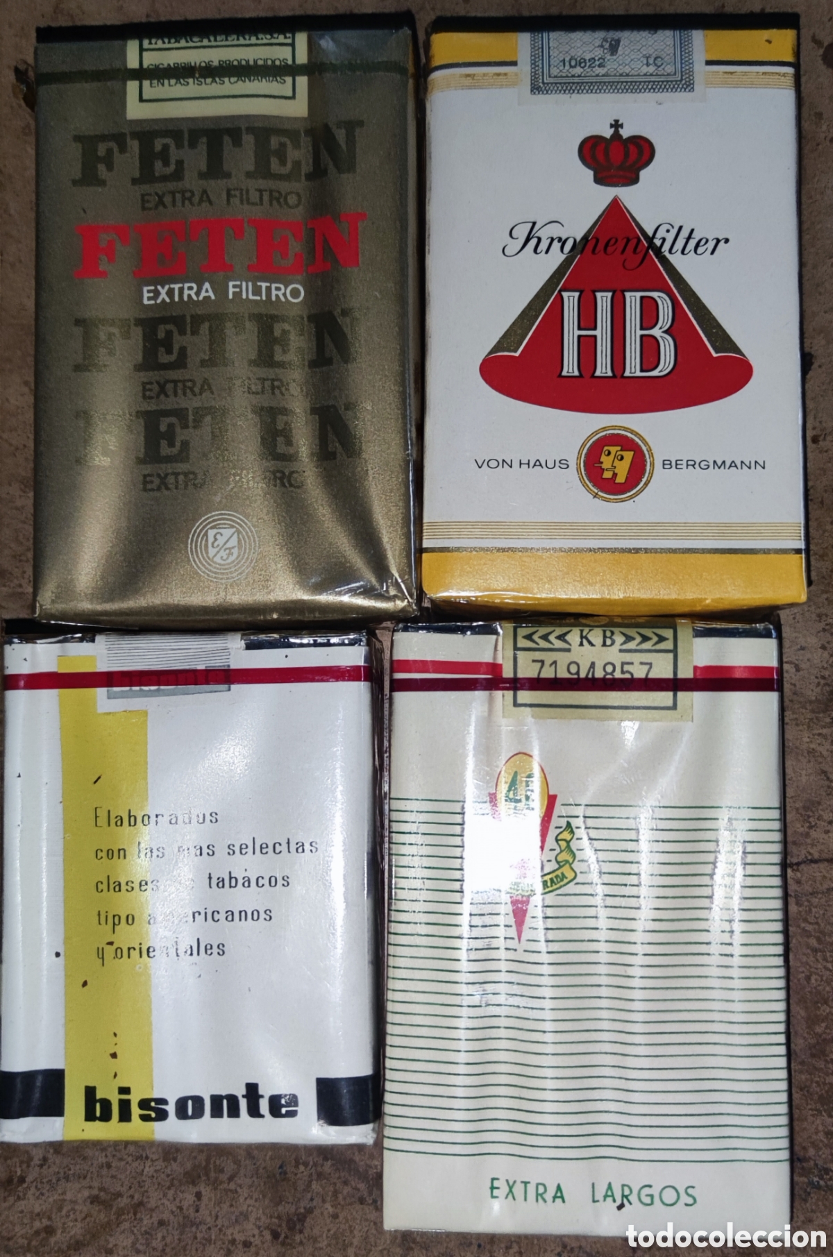 Paquetes de tabaco: Paquete de tabaco antiguos - Foto 2