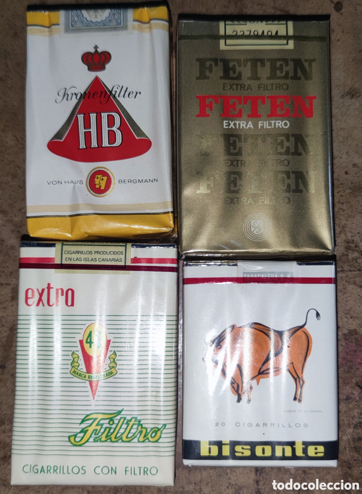 Paquetes de tabaco: Paquete de tabaco antiguos - Foto 1