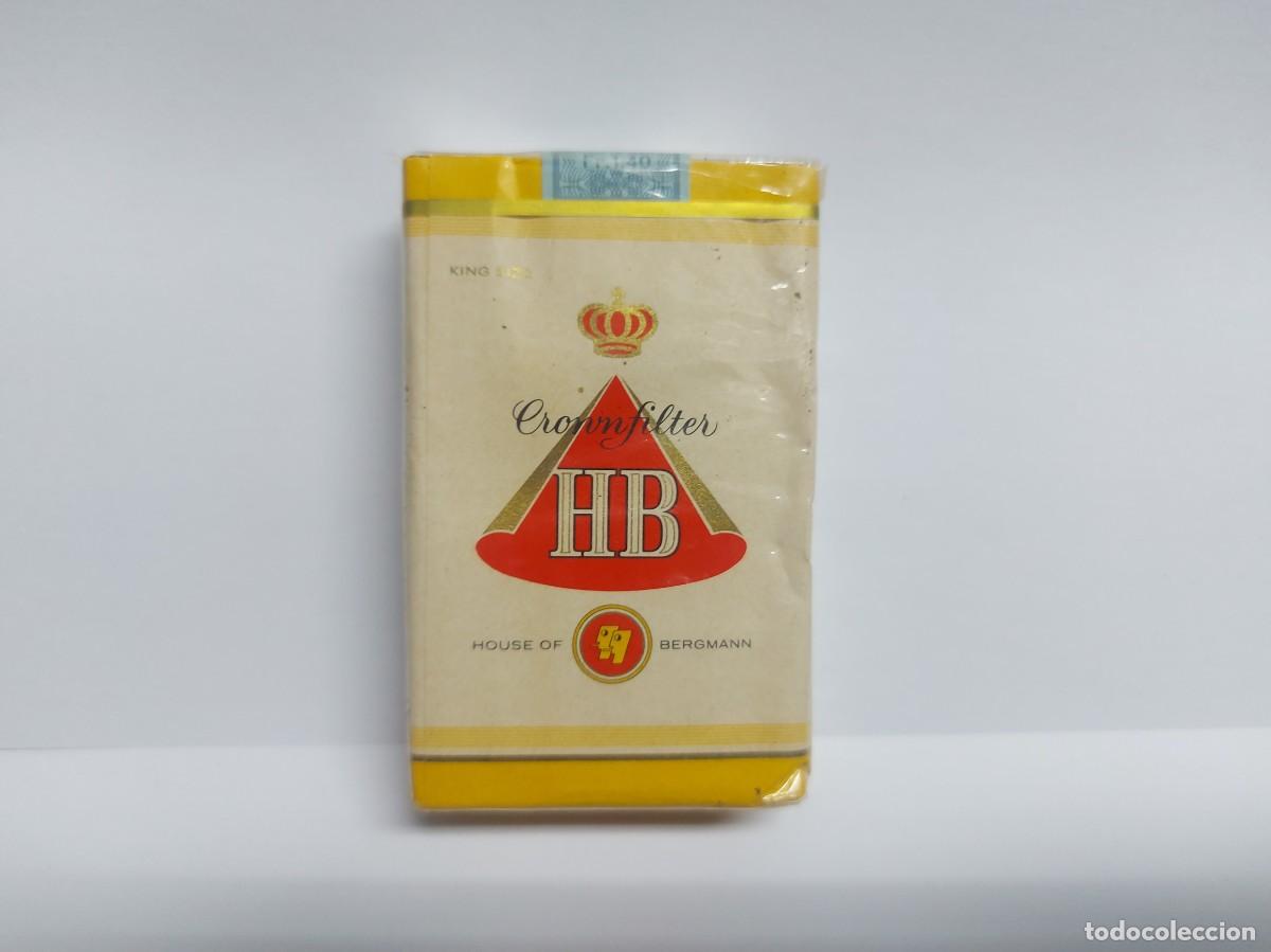 Paquetes de tabaco: ANTIGUO PAQUETE DE TABACO HB - PRECINTADO - Foto 1