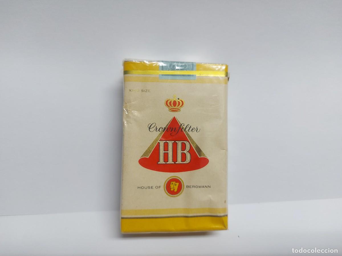 Paquetes de tabaco: ANTIGUO PAQUETE DE TABACO HB - PRECINTADO - Foto 2