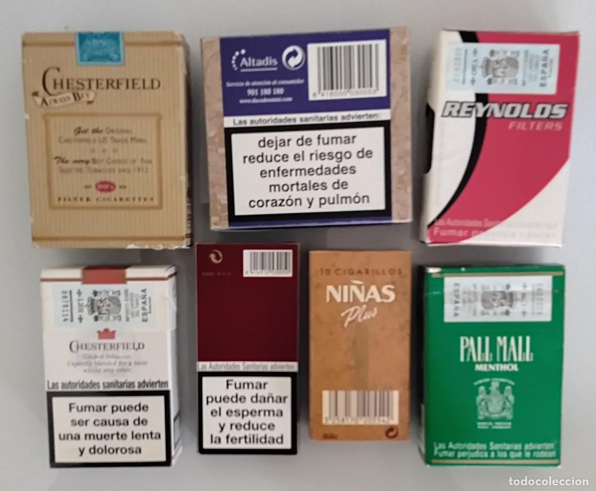 Paquetes de tabaco: Lote 7 paquetes de tabaco vacios - Foto 3