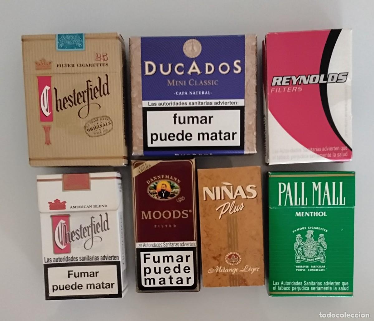 Paquetes de tabaco: Lote 7 paquetes de tabaco vacios - Foto 1