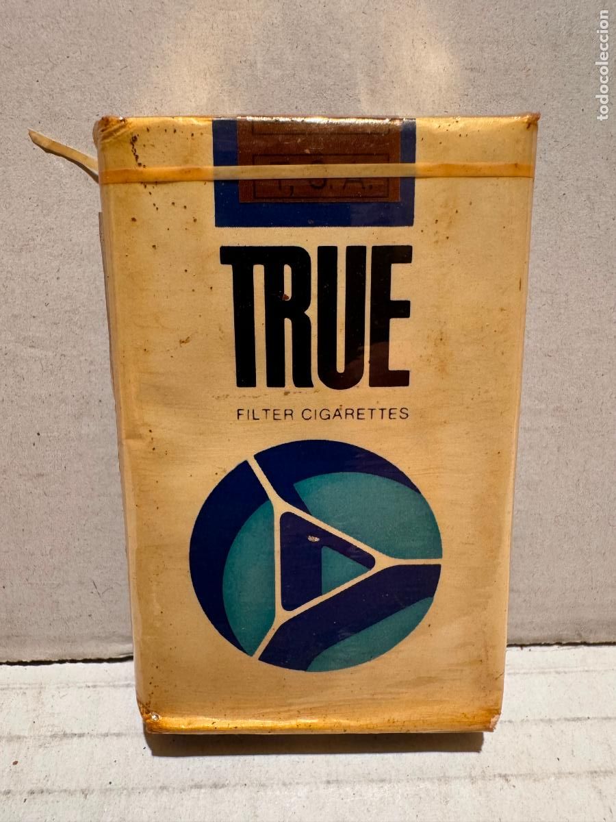 Paquetes de tabaco: PAQUETE DE TABACO TRUE sin abrir - Foto 1