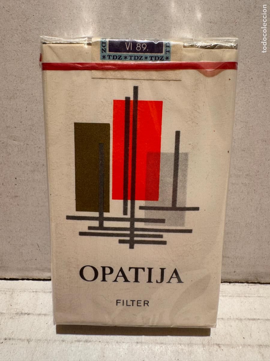 Paquetes de tabaco: PAQUETE DE OPATIJA sin abrir YUGOSLAVIA