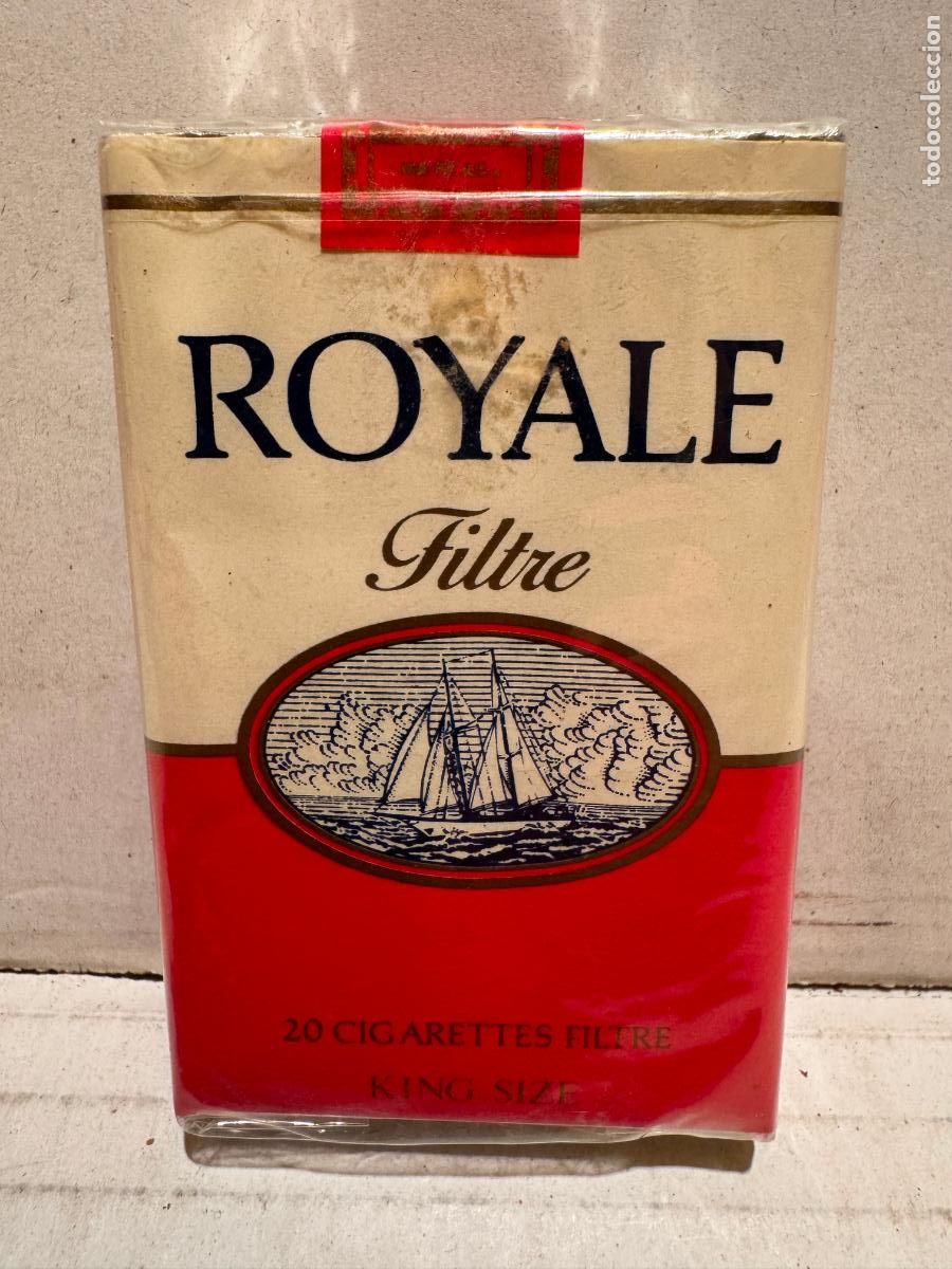 Paquetes de tabaco: PAQUETE DE ROYALE sin abrir
