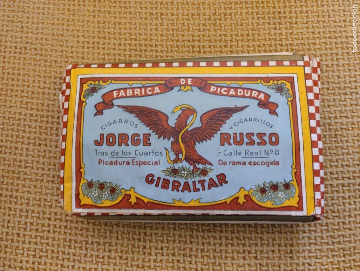Paquetes de tabaco: Paquete Picadura Especial antiguo Jorge Russo