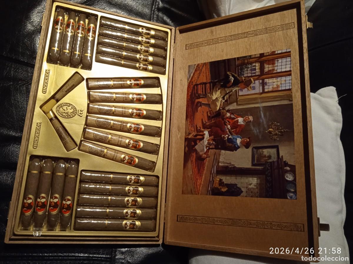 Paquetes de tabaco: caja de puros cubanos, a&ntilde;os 70-80