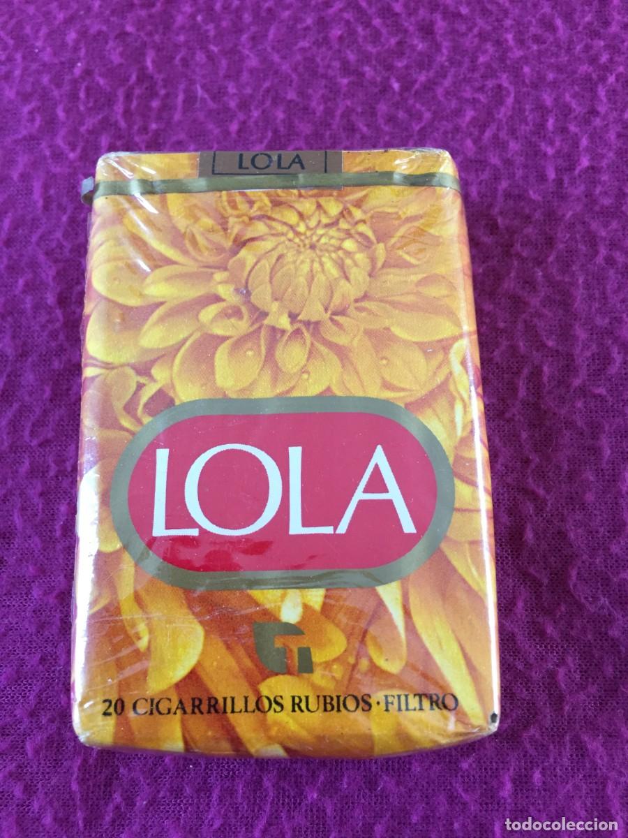 Paquetes de tabaco: PAQUETE DE TABACO - LOLA - CAJETILLA DE 20 CIGARRILLOS - PRECINTADA SIN ABRIR