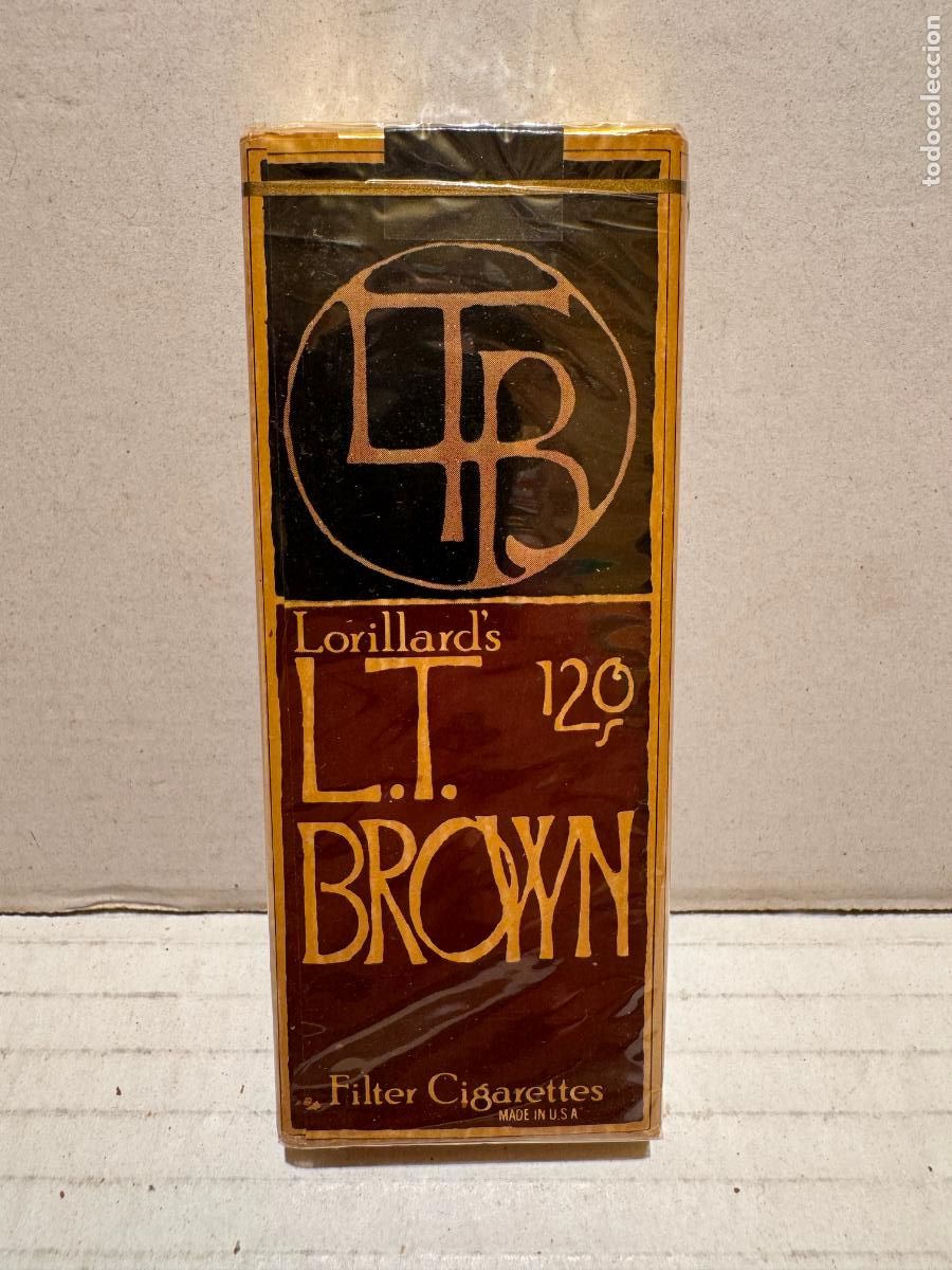 Paquetes de tabaco: PAQUETE DE TABACO LORILLARDS L.T. BROWN