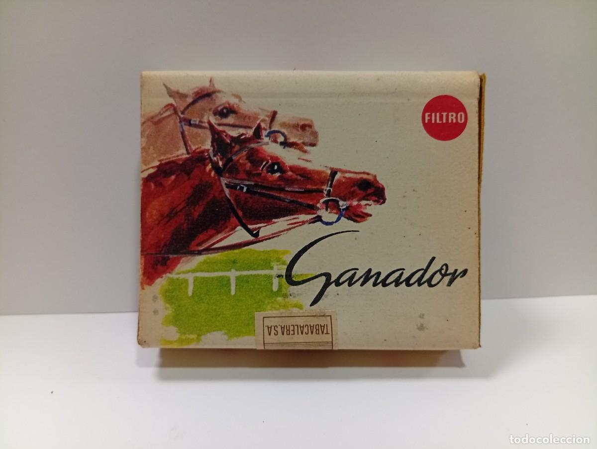 Paquetes de tabaco: PAQUETE DE TABACO. GANADOR. CERRADO. 20 CIGARRILLOS. FILTRO. TABACALERA, S.A.