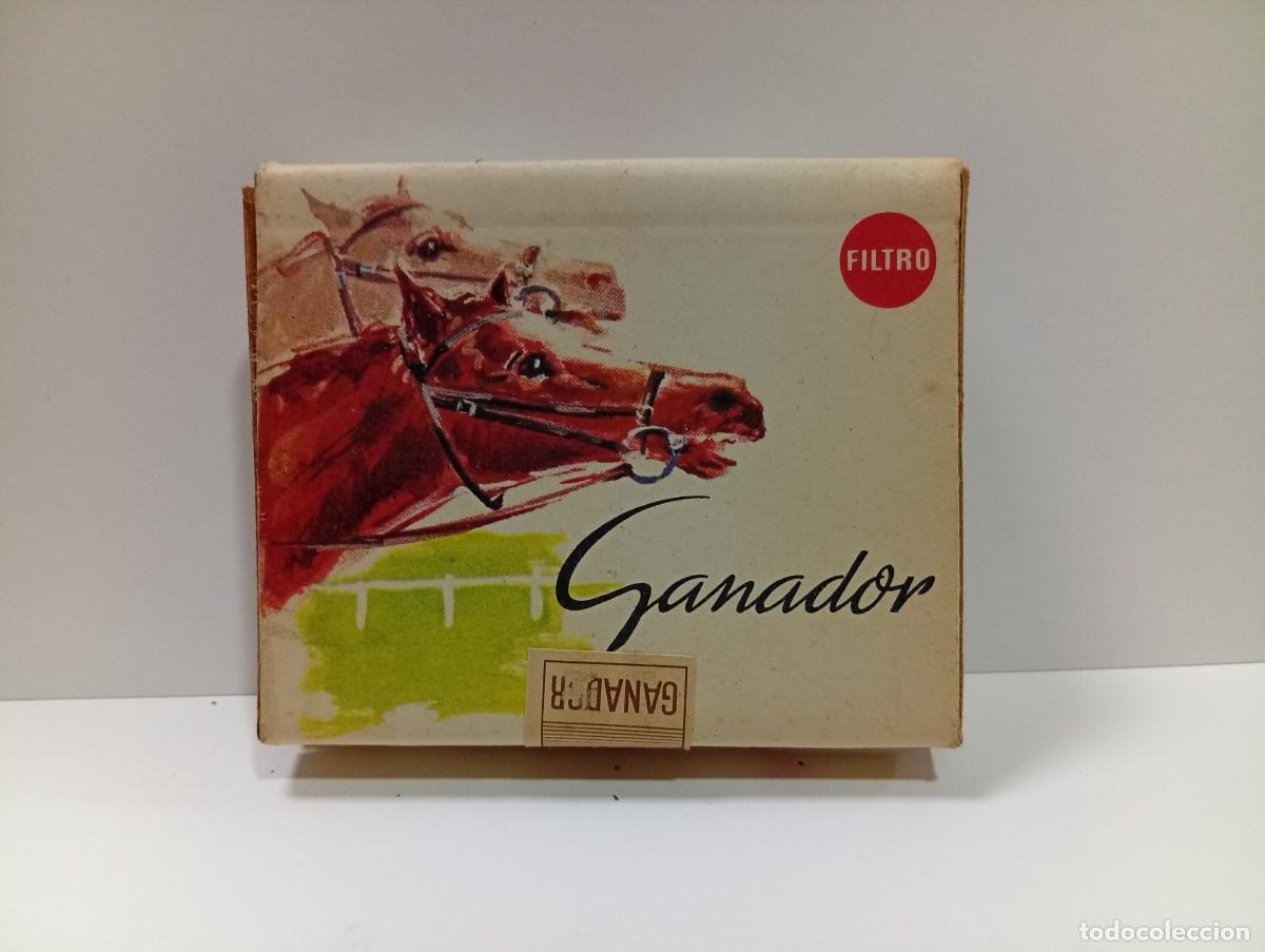 Paquetes de tabaco: PAQUETE DE TABACO. GANADOR. CERRADO. 20 CIGARRILLOS. FILTRO. TABACALERA, S.A.