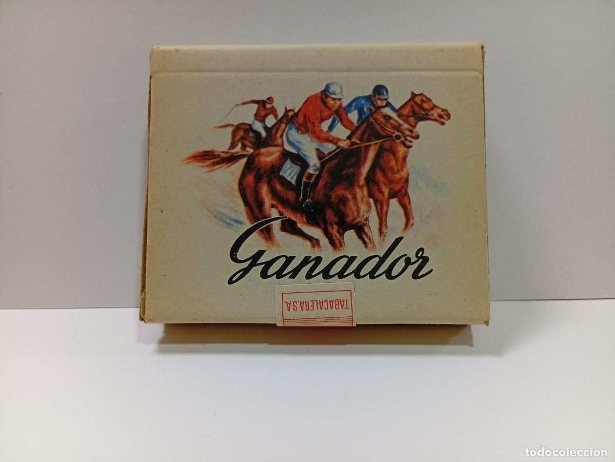 Paquetes de tabaco: PAQUETE DE TABACO. GANADOR. CERRADO. 20 CIGARRILLOS. TABACALERA, S.A.